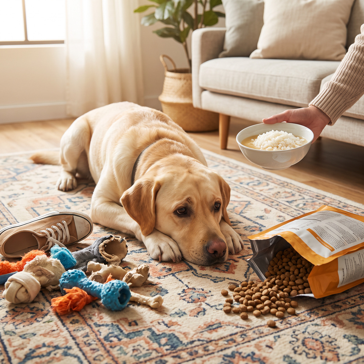 Lab Tummy Troubles: Supporting Digestion in a Dog Who Eats Everything