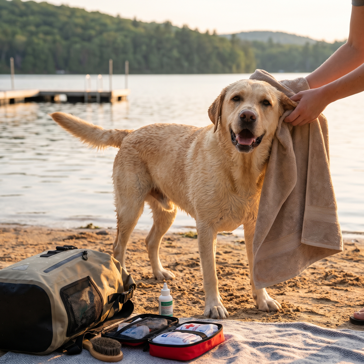 Swim Season Survival Guide for Labs: Ears, Coat, and "Swimmer's Tail"
