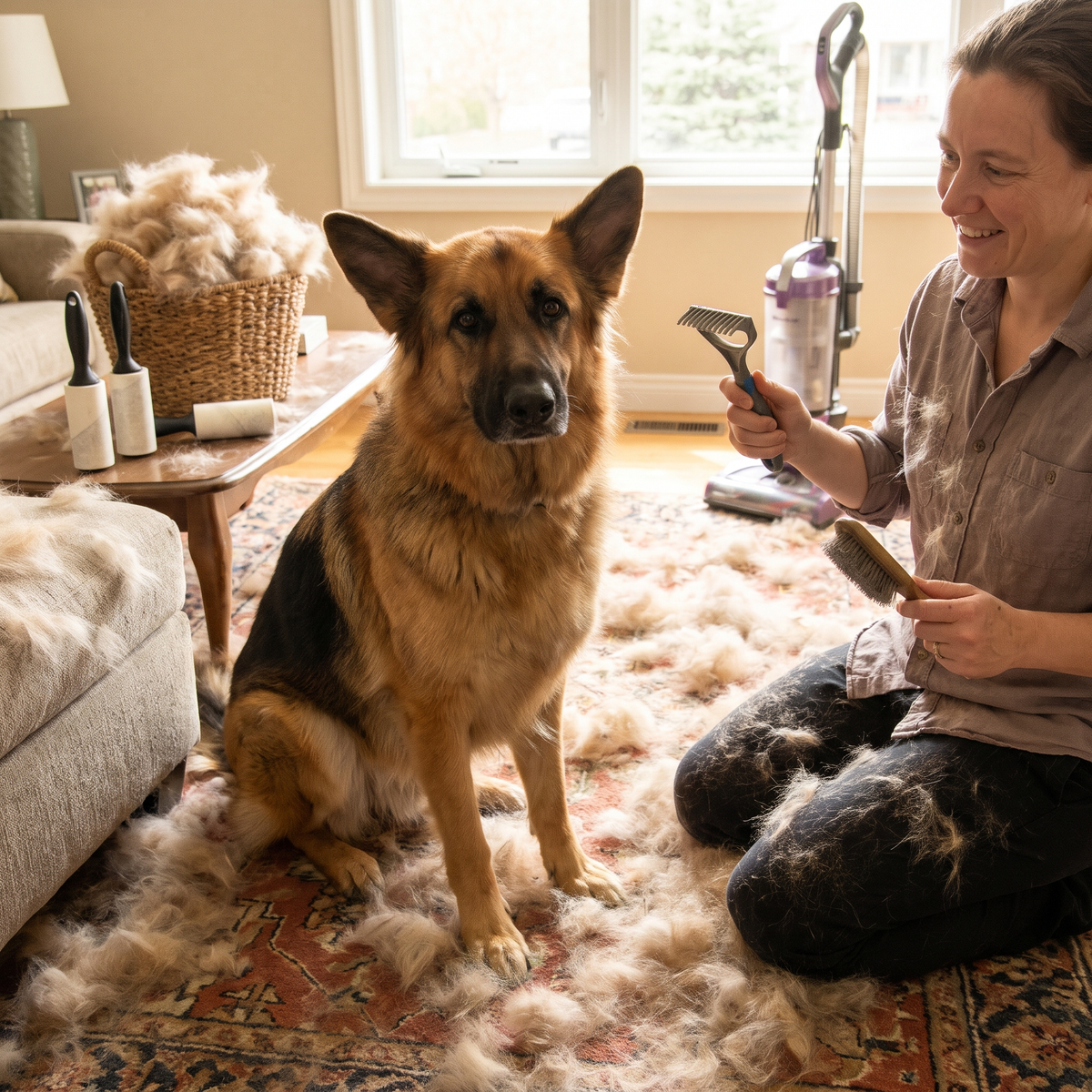 German Shepherd Shedding Season: How to Survive (and Support) the Coat Blow