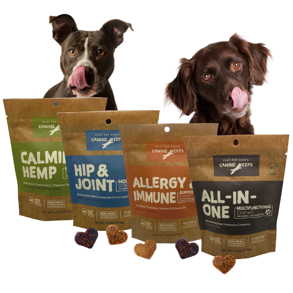 Canine Keeps soft chew supplements for dogs