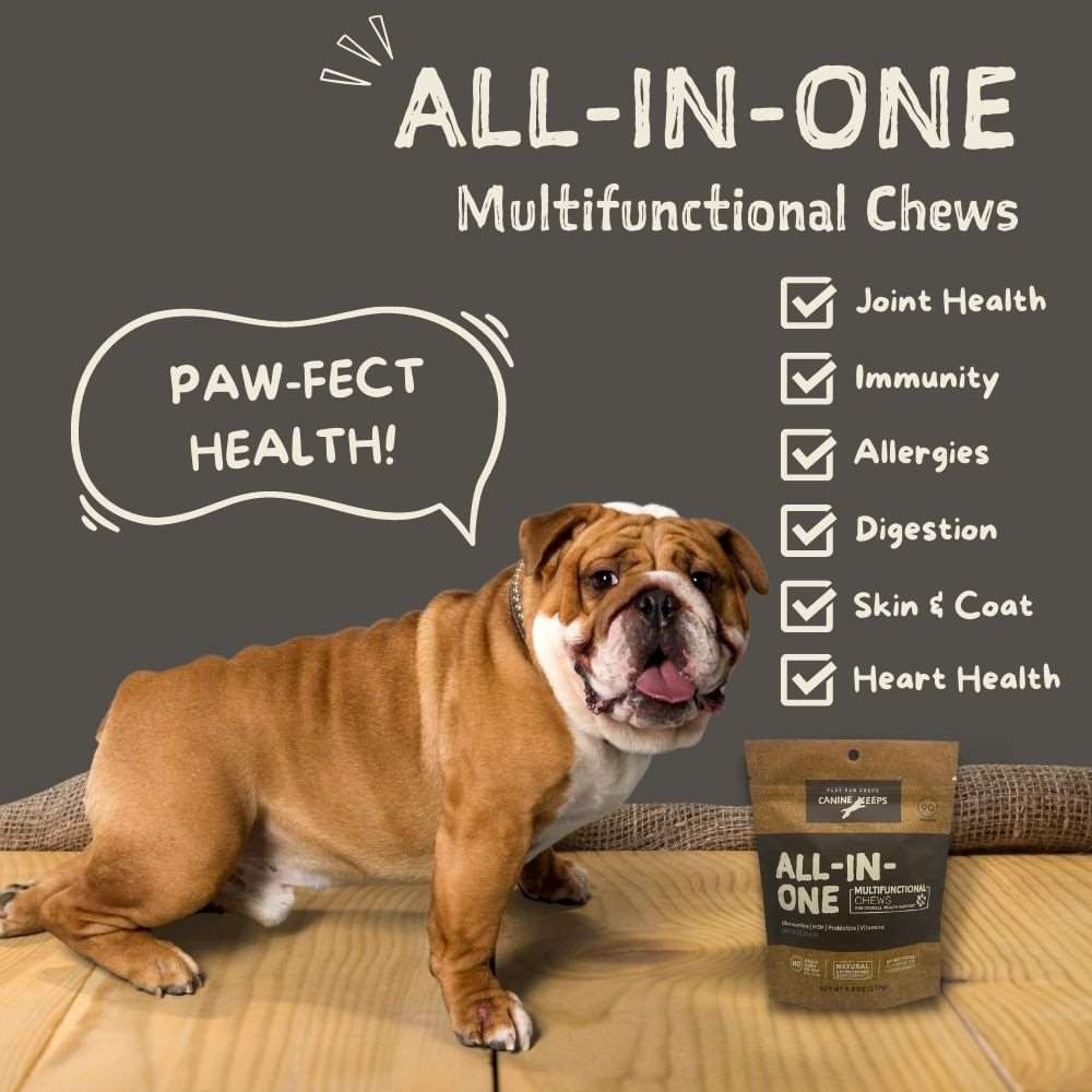 Canine Keeps All-in-One Multifunctional Chews Bulldog