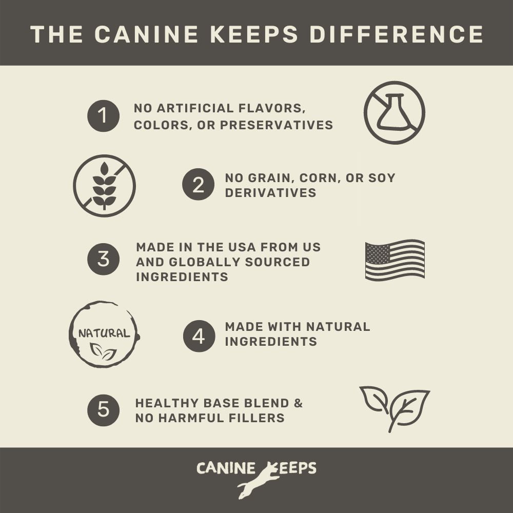 Canine Keeps All-in-One Multifunctional Chews Canine Keeps Difference