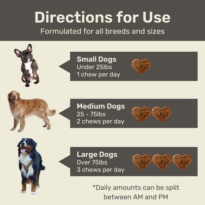 Canine Keeps All-in-One Multifunctional Chews Directions for Use